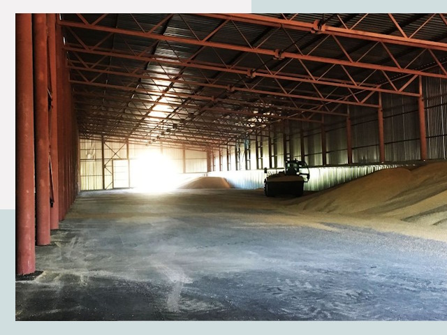 Строительство зернохранилищ в Моршанске