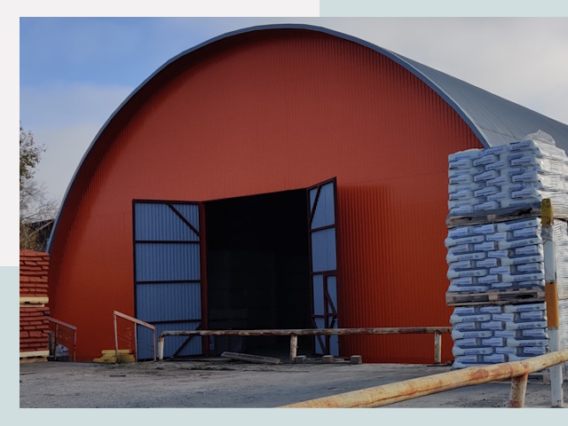 Полукруглые ангары по цене от 623 руб. в Моршанск