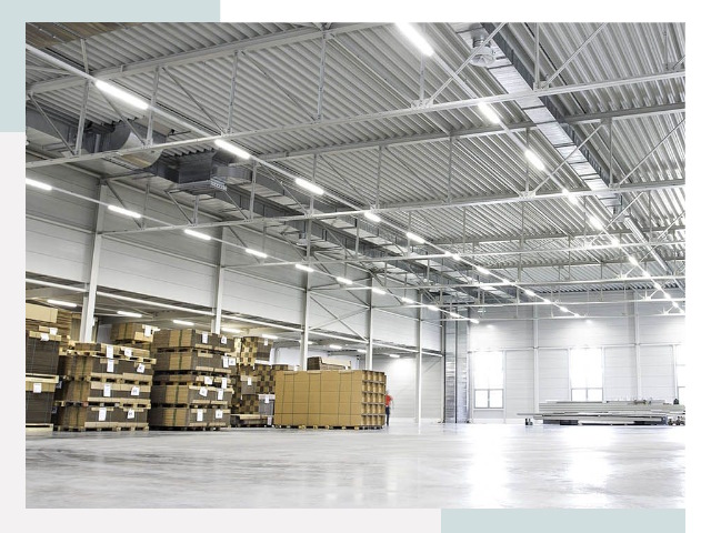 Освещение ангаров в Моршанске