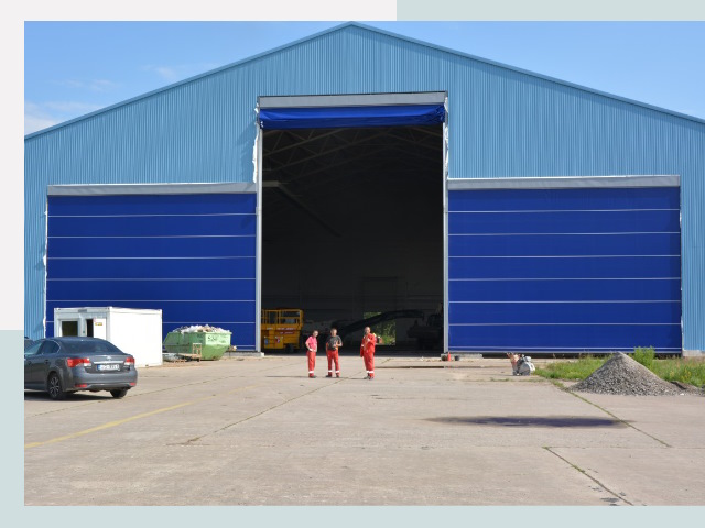 Ангарные ворота в Моршанск от СтальСтрой-Мрш по цене 623 руб.