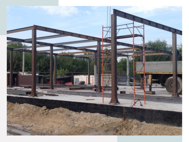 Фундамент для ангаров в Моршанске