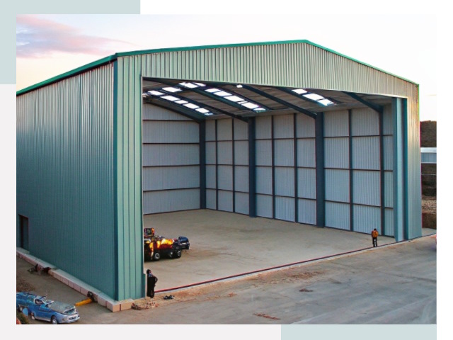 Строительство ангаров в Моршанске